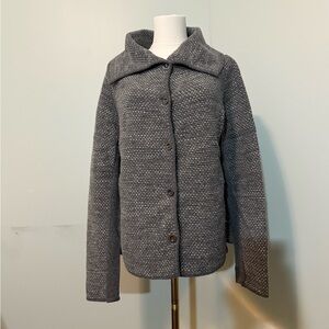 Max Mara Weekend Women's Gray Textured Jacket